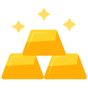 Veredelte Goldbarren